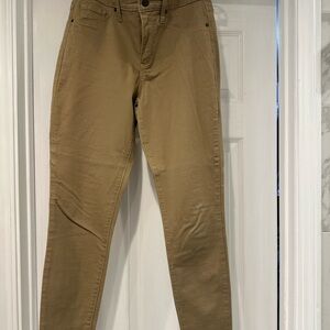 Women's Universal Thread Tan Chinos Straight Leg Cotton Twill